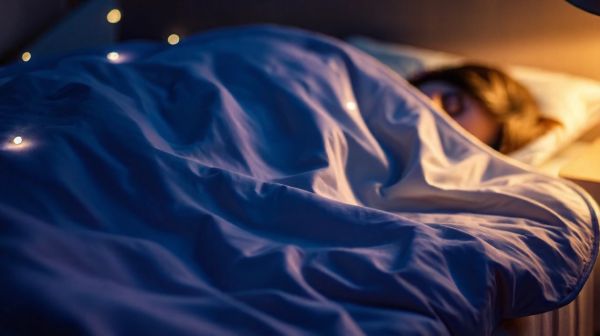 Révélez les secrets d'une nuit sereine avec une couverture lestée 4 kg